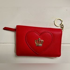 Red Juicy Couture Heart Wallet